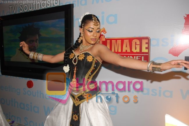 at the launch of TV Southasia in Tea Centre,Mumbai on  April 19th 2008 