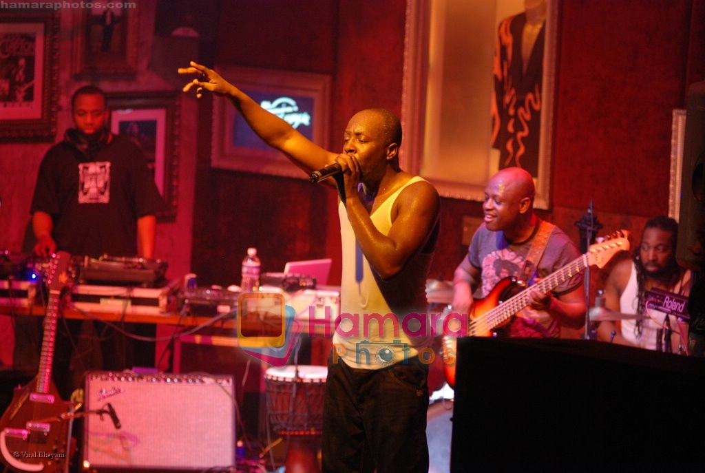 at Wyclef Jean concert in Hard Rock Cafe on April 21st 2008 