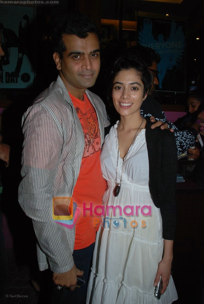 Deepak Rajegowda and Priya Koshore of Bombay Electric at Wyclef Jean concert in Hard Rock Cafe on April 21st 2008 