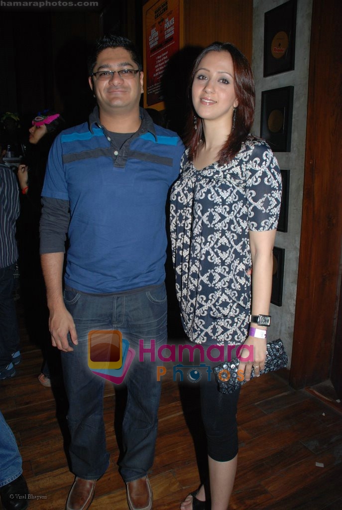 Dhruv with Ishita Arun at Wyclef Jean concert in Hard Rock Cafe on April 21st 2008 