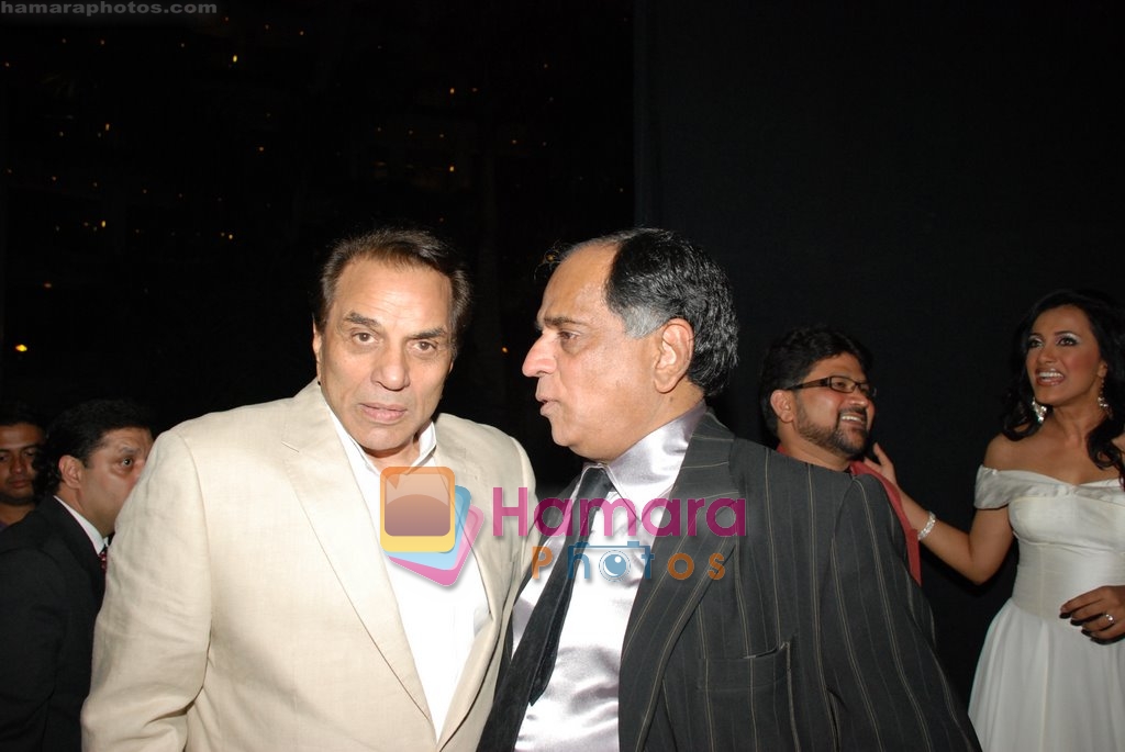 Pahlaj Nihalani, Dharmendra at the Music Launch of Khushboo - The fragrance of Love in Sahara Star on April 21st 2008 