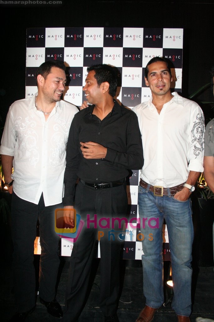 Kelly Dorjee, Dino Morea at the launch of Magic club in Worli on April 23rd 2008 