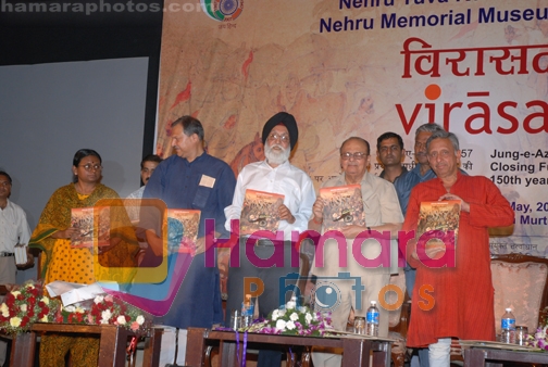 Release of the book at Virasat- Closing function of the year long celebration of 150th year of India's first war of independence on May 10th 2008
