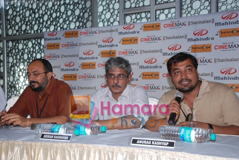Anjum Rajabali, Anurag Kashyap at Sankalan writer's workshop  in Cinemax on May 19th 2008