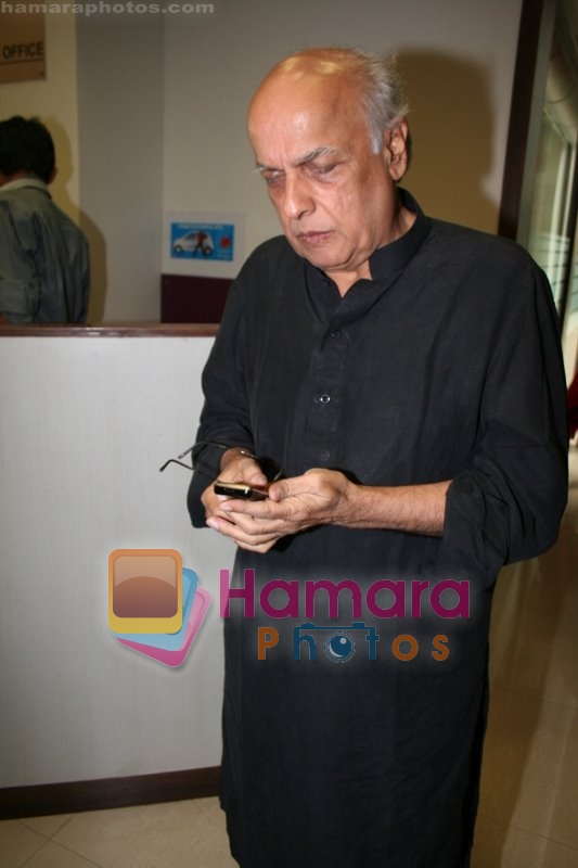 Mahesh Bhatt at The Big 92.7FM Studio in Andheri on May 20th 2008