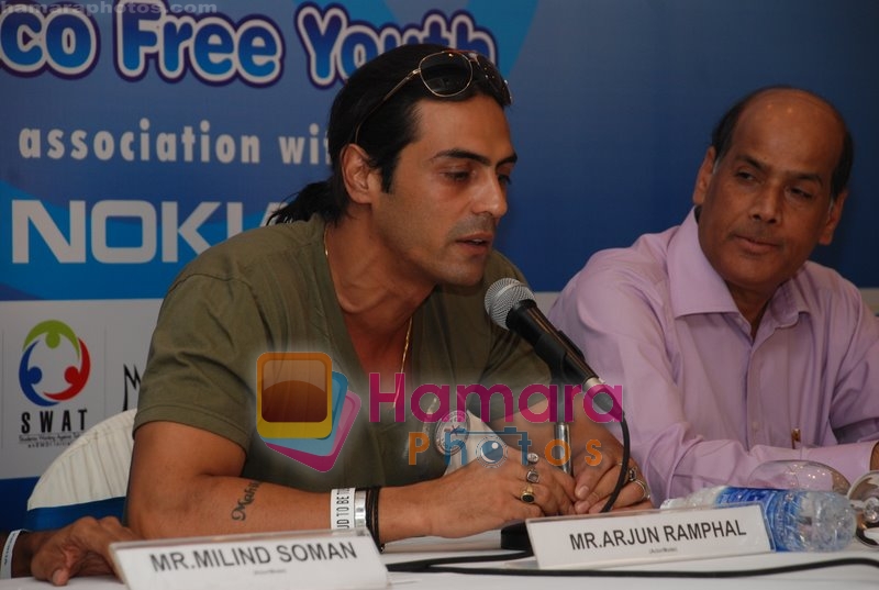 Arjun Rampal at quit smoking event in CPAA, Taj Land's End on May 24th 2008 