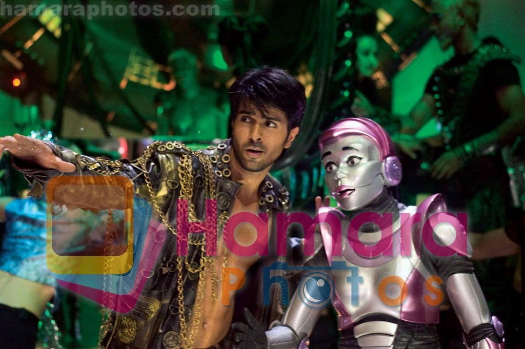 Harman Baweja on the sets of Love Story 2050 on May 28th 2008