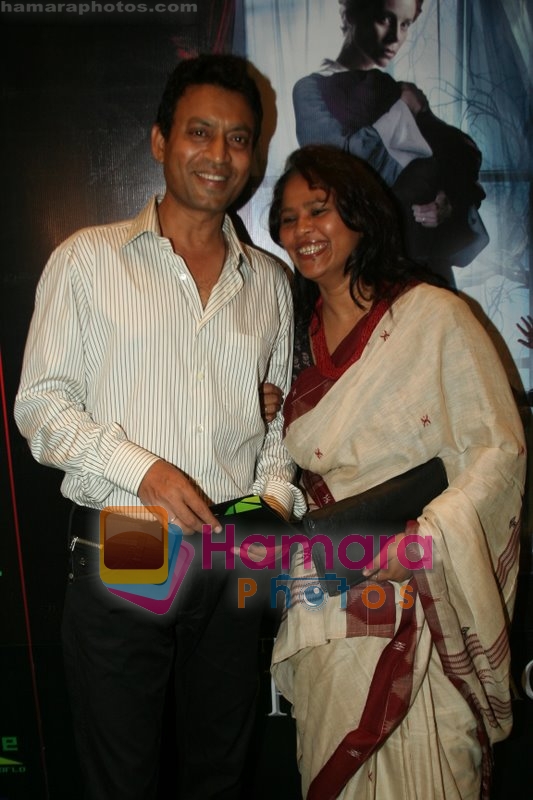 Irrfan Khan with wife at The Launch of NDTV Lumiere's The Orphanage in PVR Juhu on May 29th 2008