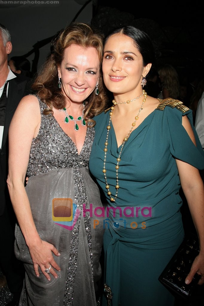 Caroline, Salma Hayek at Chopard Cannes Film Festival