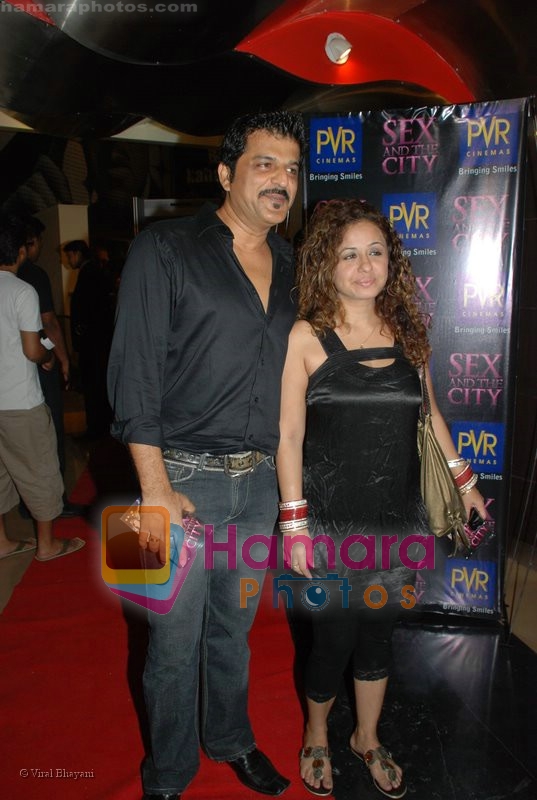 Vandana Sajnani and Rajesh Khattar at the Premiere of Sex and The City in PVR on June 4th 2008