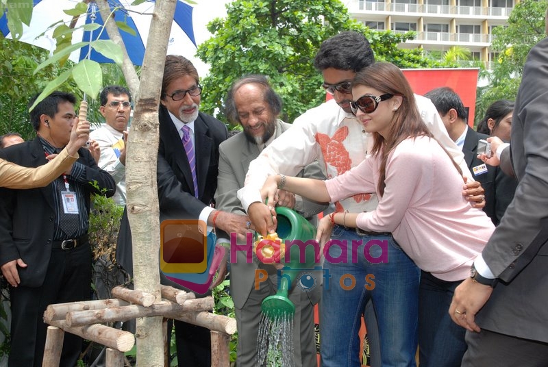 Amitabh Bachchan, Abhishek Bachchan, Aishwarya Rai at IIFA on 12th June 2008