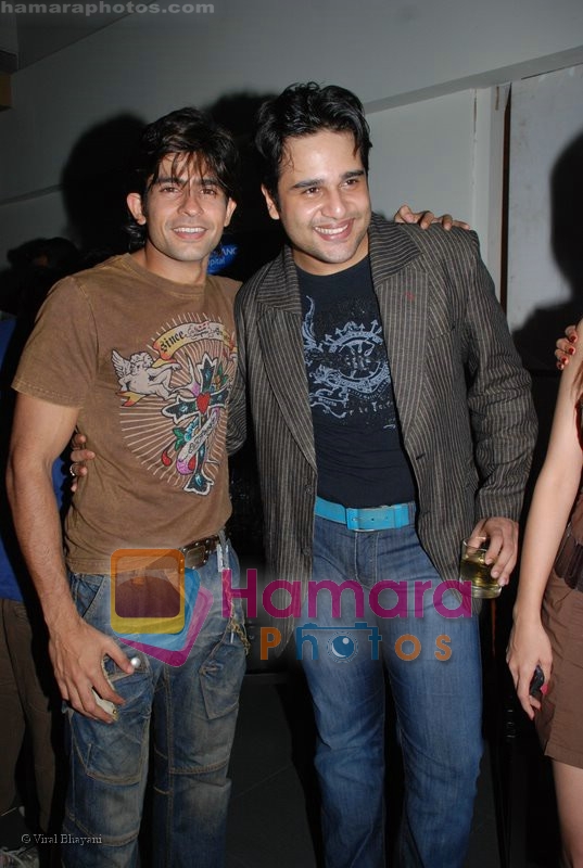 Hussain, Krishna at the success party of musical City of Dreams in BJN Hall on 15th June 2008