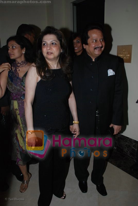 Pankaj Udhas at the music launch of Singh is King in Enigma on June 26th 2008