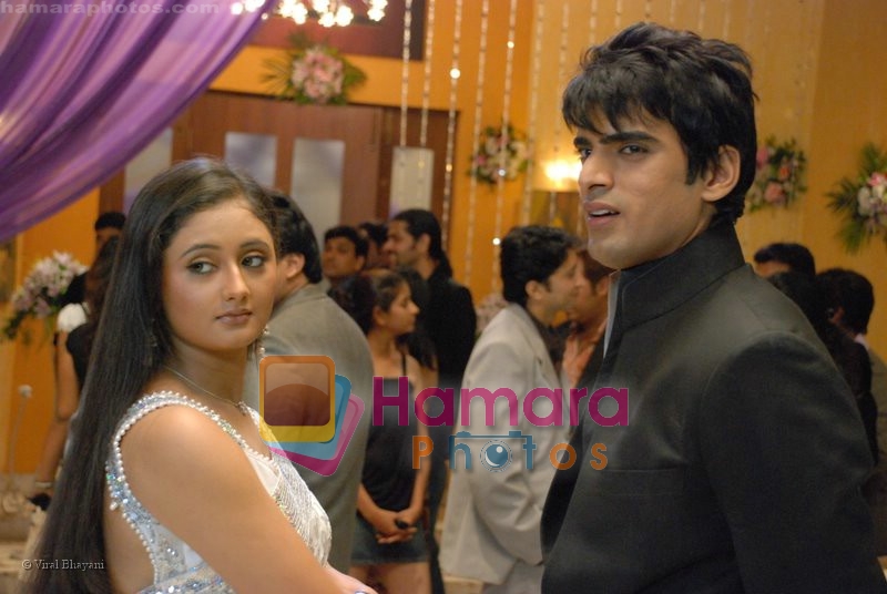 Mohit Malik, Rashmi Desai at Pari Hoon Main TV serial on location in Filmcity on June 30th 2008