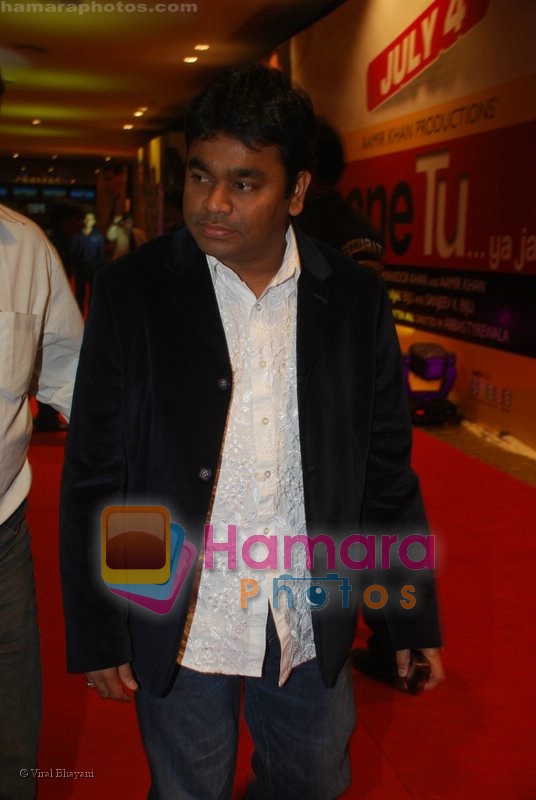 A R Rehman at Jaane Tu Ya Jaane Na Movie Premiere on July 4th 2008