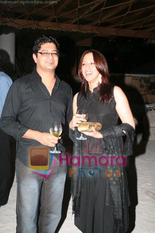 Dhruv and Ishita at Olive launch on July 8th 2008