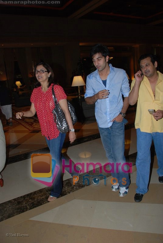 Neetu Singh, Ranbir Kapoor at JW Marriott on 17th July 2008