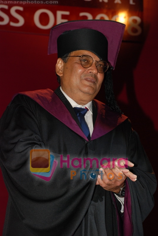 Subhash Ghai at Whistling Woods convocation ceremony in Film City on 18th July 2008