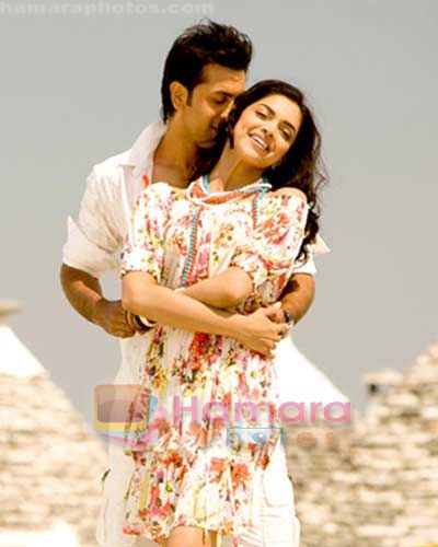 Ranbir Kapoor and Deepika Padukone in a still from the movie Bachna Ae Haseeno 