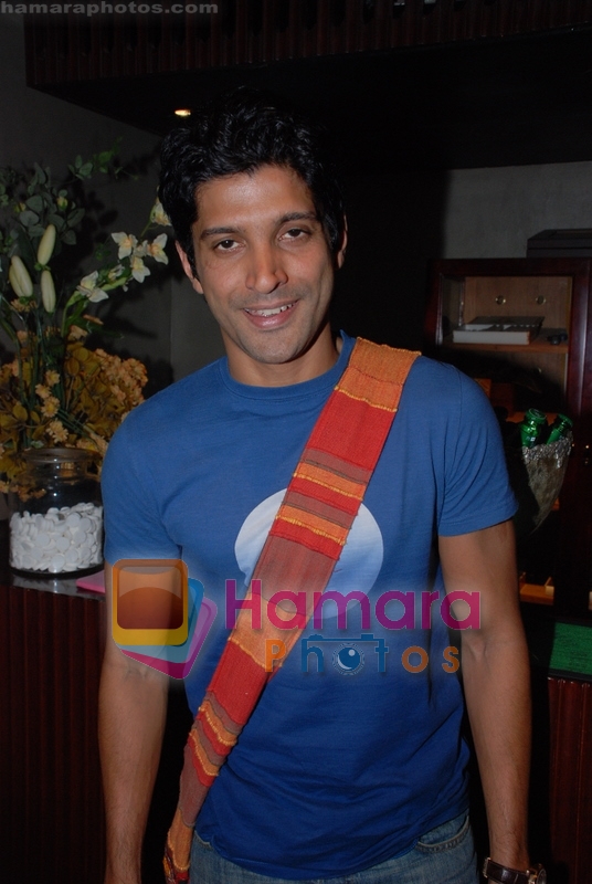 Farhan Akhtar at Rollingstone in assocation with Carlsberg event in Blue Frog on 23rd July 2008
