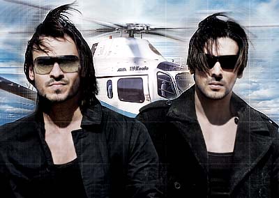 Vivek Oberoi and Zayed Khan in a still from the movie Mission Istaanbul 