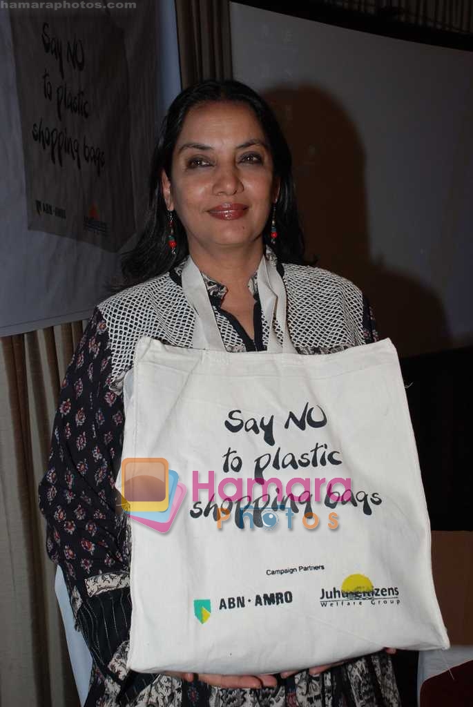Shabana Azmi at say no to plastic campaign in Sun N Sand on August 4th 2008 