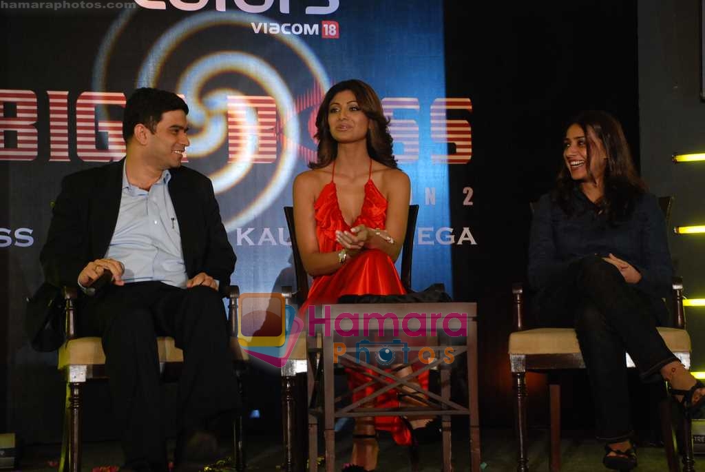 Shilpa Shetty is part of Colours new season of Big Boss in Taj Hotel on August 5th 2008 