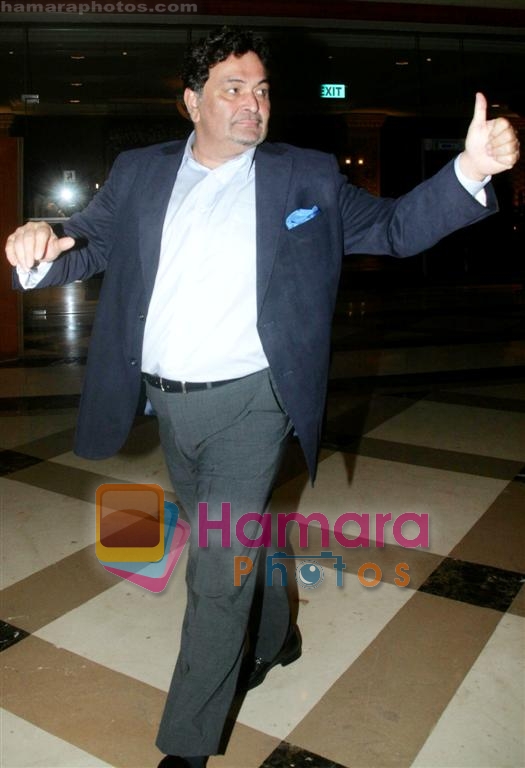 Rishi Kapoor at Subhash ghai's party for her wife Rehana's birthday at hotel J W Marriot on August 19th 2008 