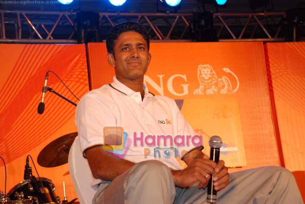 Anil Kumble at INS Vyasa Anniversary bash in JW Marriott on August 22nd 2008 