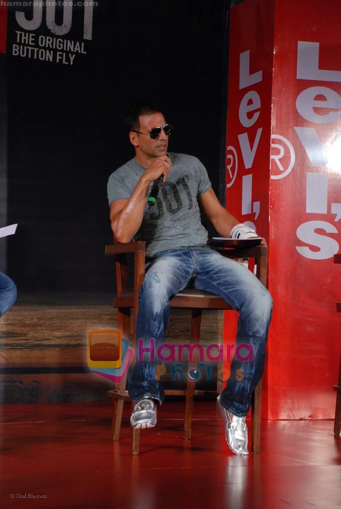 Akshay Kumar at the launch of Levi's 501 jeans in Mumbai on August 26th 2008 