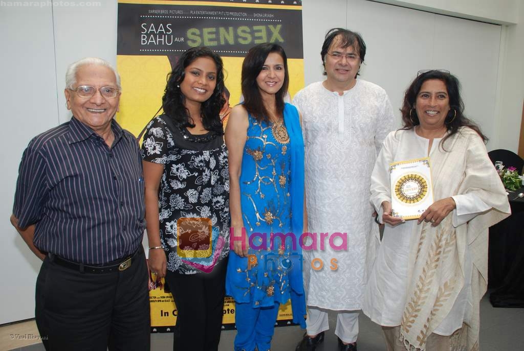 Sharon Prabhakar, Farooq Sheikh at Saas Bahu Aur Sensex music launch in Fun Republic on 27th August 2008 