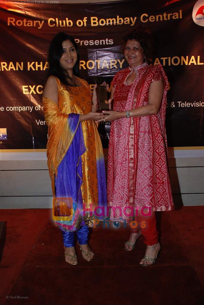 Saakshi Tanwar during Bollywood honours by Rotary Club of Bombay Central in Mayfair on 29th August 2008 