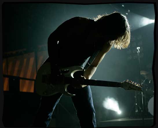 in a still from the movie Rock On 