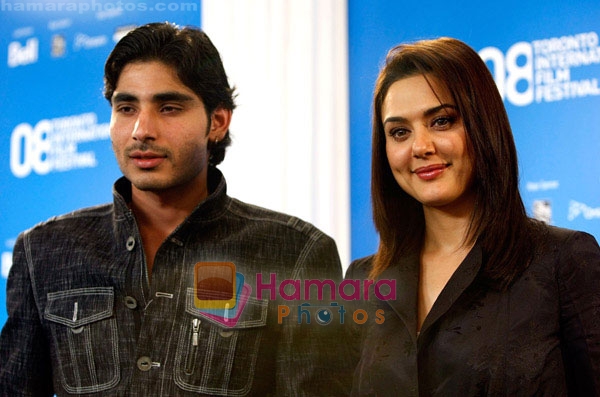Vansh Bhardwaj, Preity Zinta at the Heaven On Earth press conference in Toronto International Film Festival held at the Sutton Place Hotel on September 6, 2008 in Toronto, Canada 