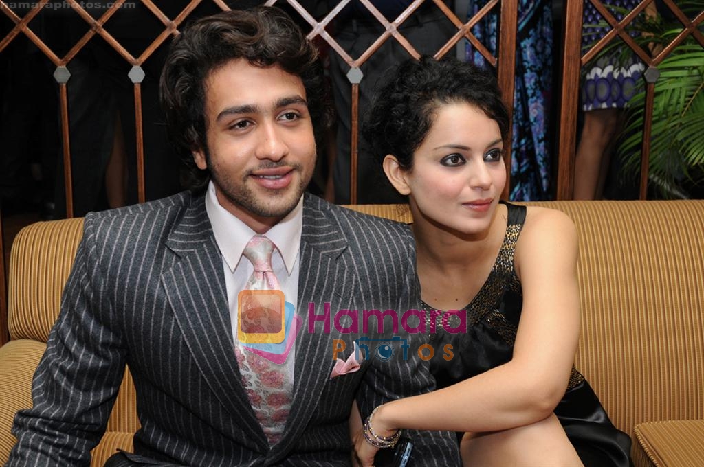Adhyayan Suman, Kangana Ranaut at the Kenzo store launch in JW Marriott on 8th September 2008 