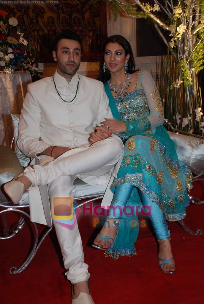 Yukta Mookhey, Prince Tuli at Yukta Mookhey's engagement with Prince Tuli in ITC Grand Maratha on 7th September 2008 
