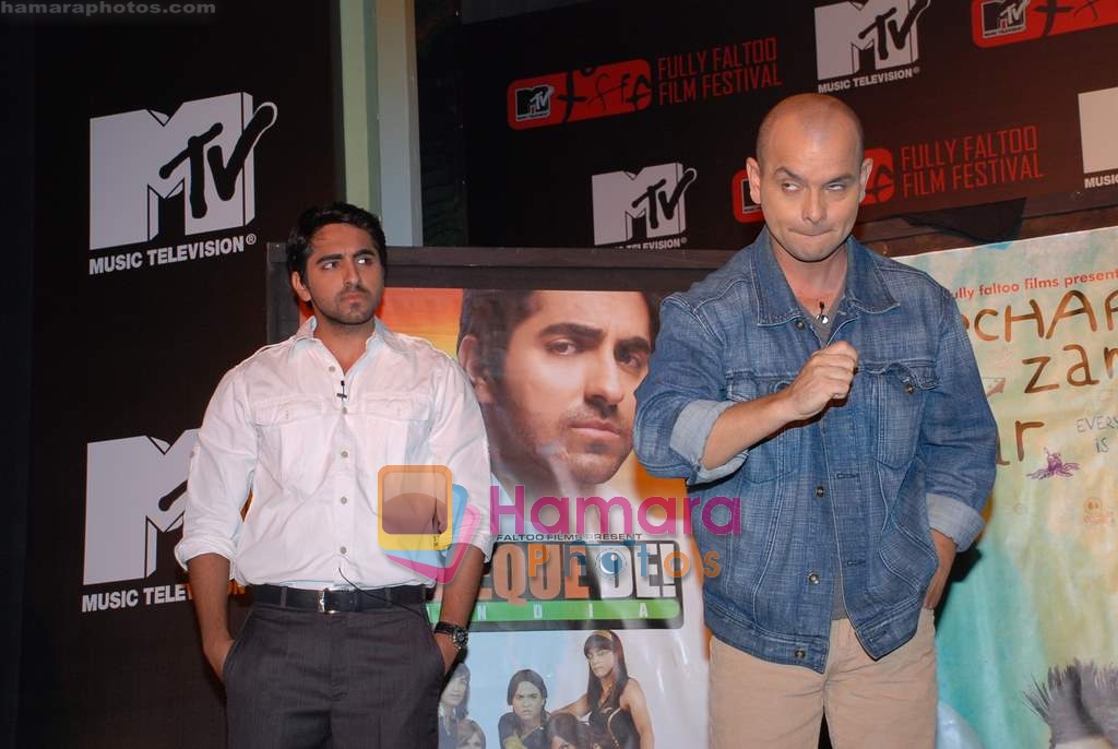 Ayushmann Khurana at the MTV Fully Faltoo Film Festival in Mumbai on 9th September 2008 