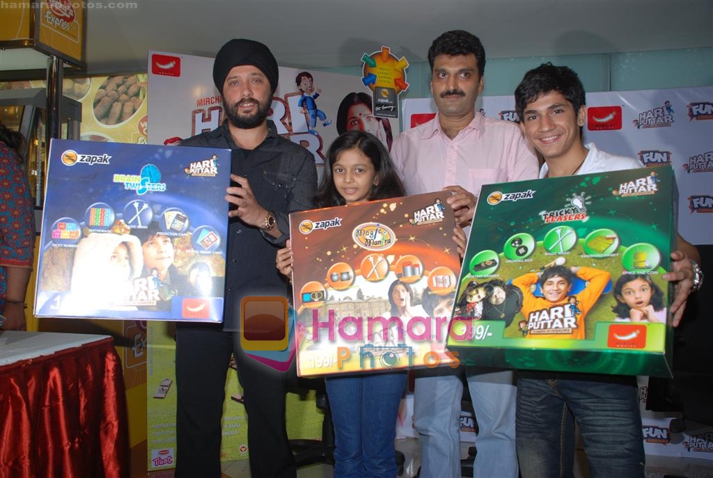 Swini Khara, Zain Khan at Zapak Games partners for Hari Puttar's movie merchandise on 23rd September 2008 