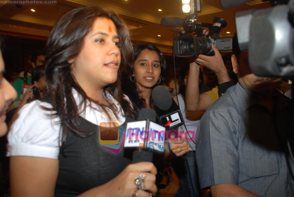 Ekta Kapoor at Mahabharat the way forward declaration in J W Marriott on 23rd September 2008 
