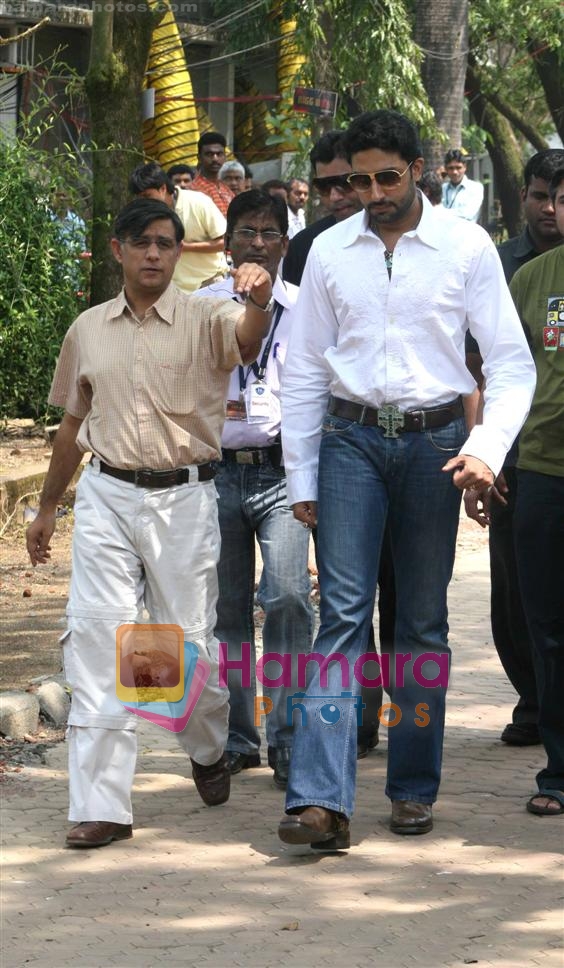 Abhishek Bachchan at Big Boss House in Big Boss House lonavala on 26th September 2008 