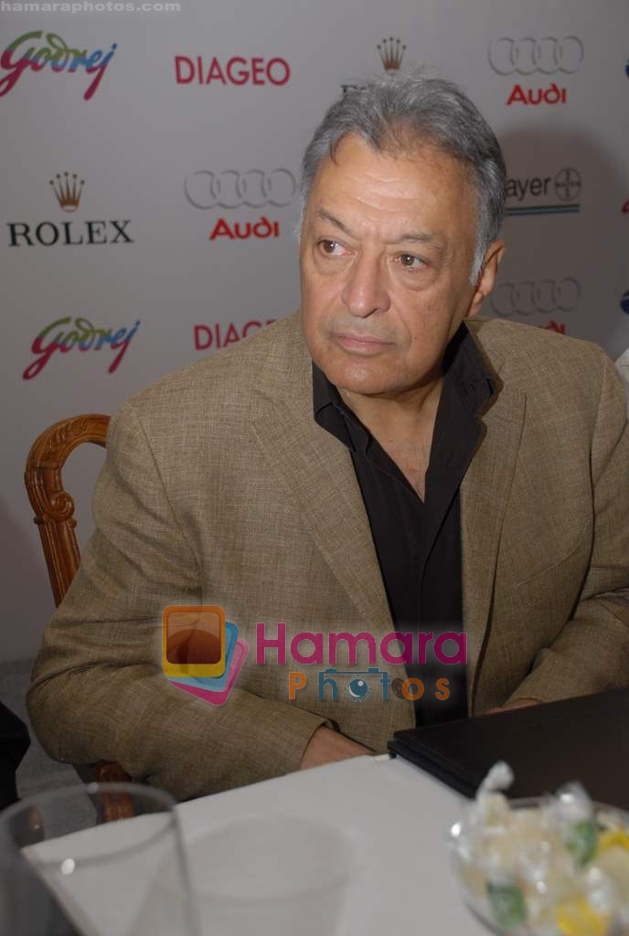 Zubin Mehta at a press conference to announce The Mehli Mehta Music Foundation in Mumbai on 5th october 2008 