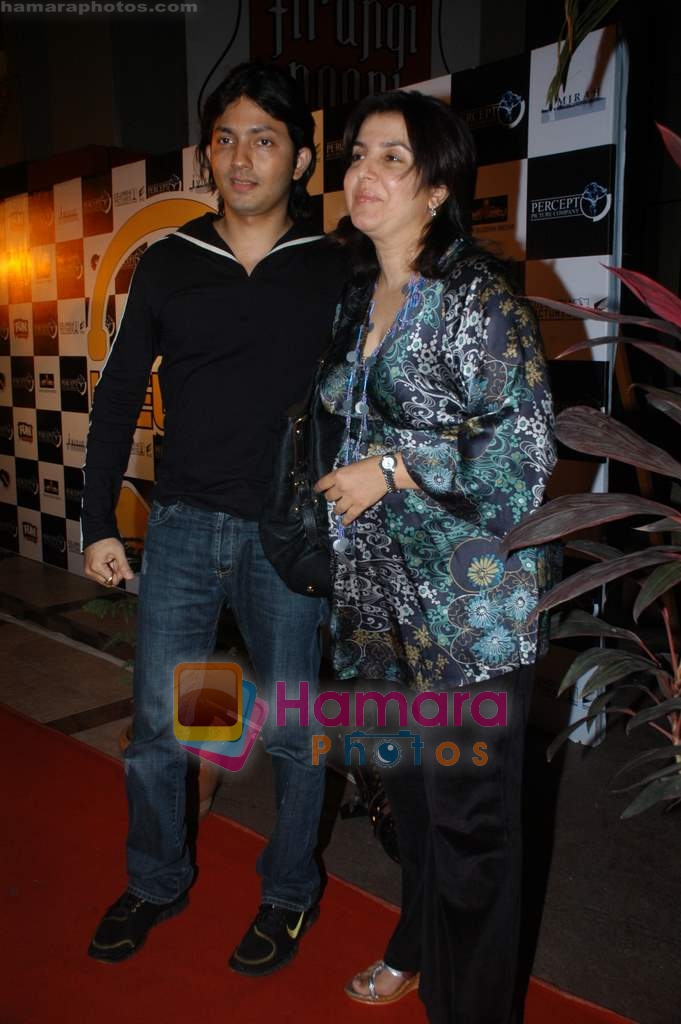 Farah Khan and Shirish Kunder at Hello film premiere in Fun on 9th October 2008 