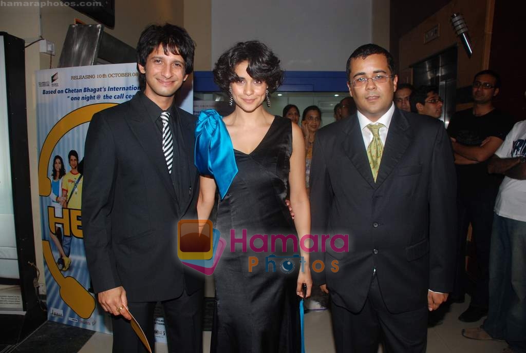 Gul Panag, Sharman Joshi at Hello film premiere in Fun on 9th October 2008 