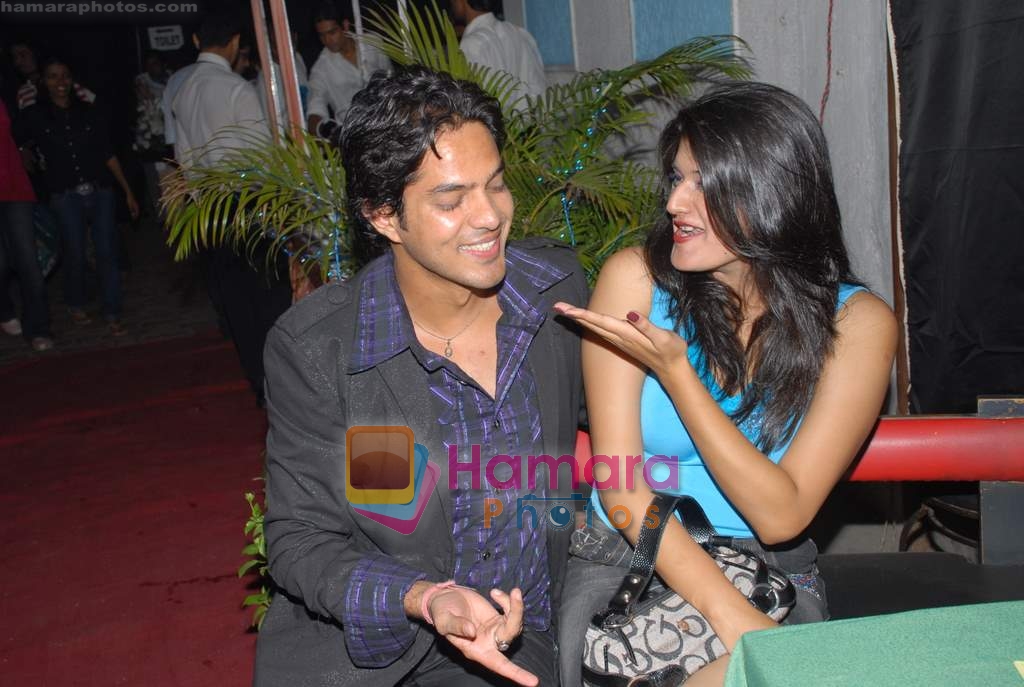 Rajveer Sharma, Megha Chatterjee at actor Rajveer's birthday in Paradise Rain Forest on 14th October 2008 