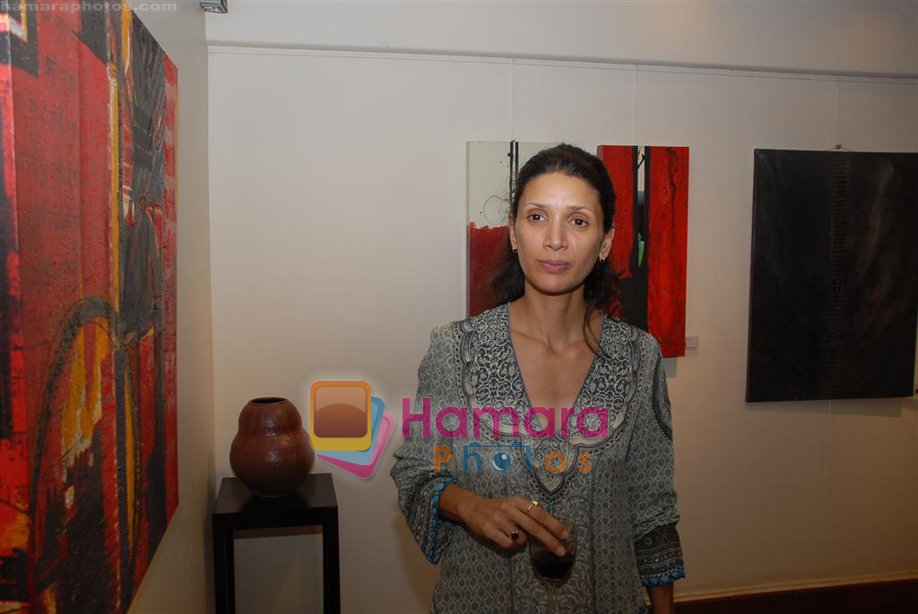Mehr Jesia at artist Adli Writer's art exhibition on 30th October 2008 