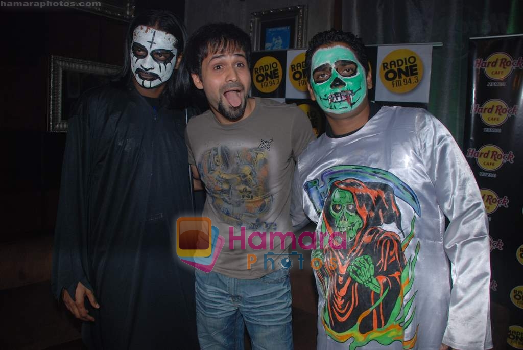 Emraan Hashmi at halloween bash in hard rock cafe on 1st November 2008 