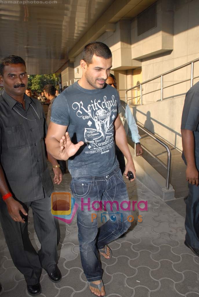 John Abraham at the Press conference of Dostana in Cinemax on 13th November 2008 