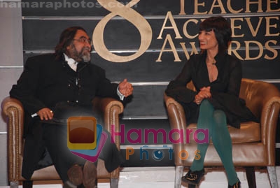 Prahlad Kakkar and Adhuna Akhtar at the 8th Annual Teacher's Achievement Awards ceremony at ITC, The Maurya in New Delhi on  19th November 2008