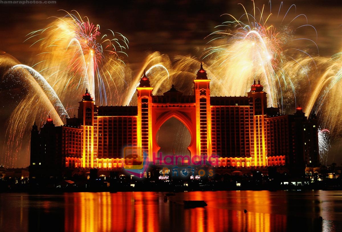 at the opening night of the Atlantis Hotel on the Dubai Palm Island on 21st November 2008 