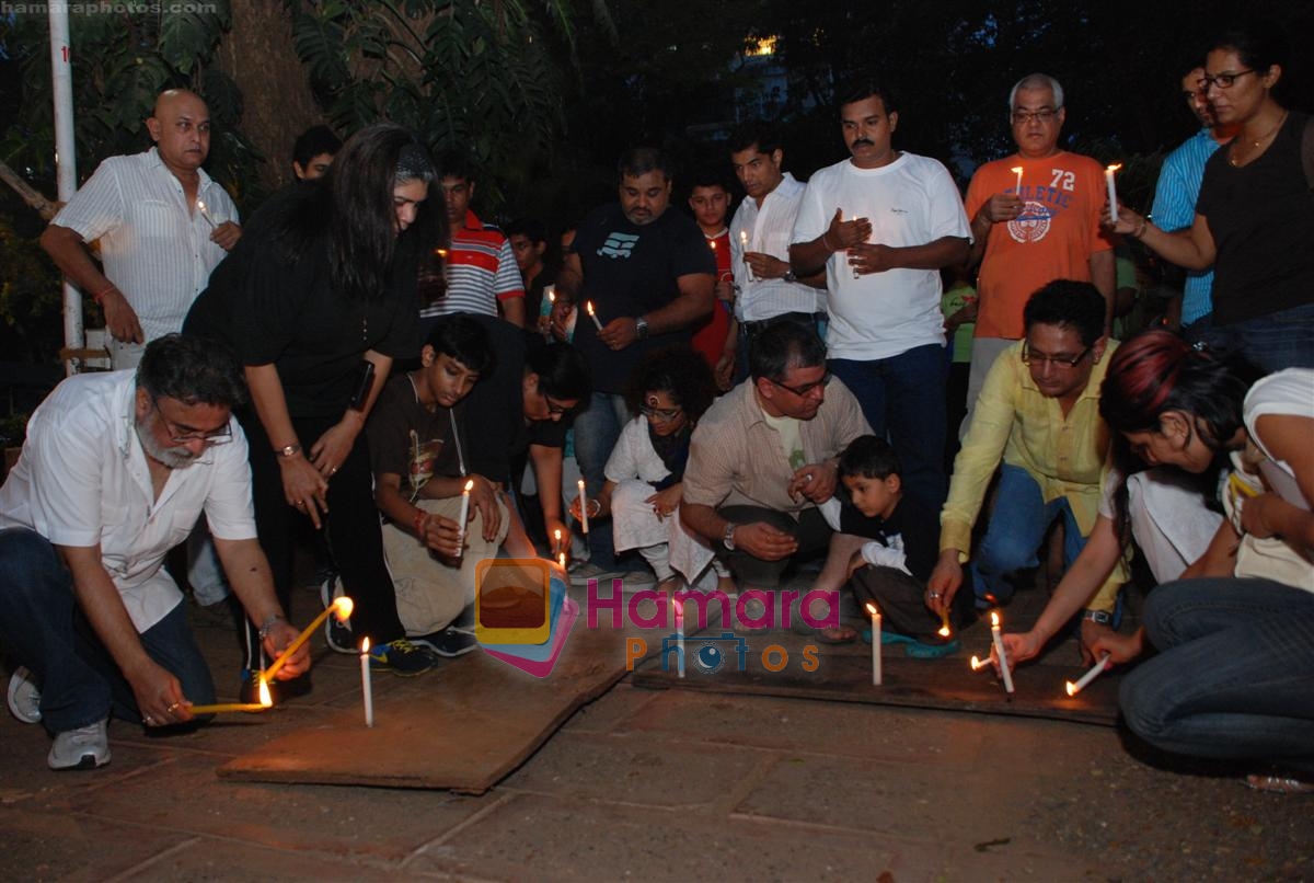 Vinta Nanda at the peace protest event in Lokhandwala Gardens on 30th November 2008 